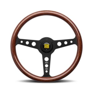 MOMO Indy Heritage Black & Woodgrain Finish 350mm Steering wheel
