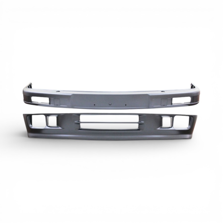 BP481F2 Plastic 2-Piece M-Tech 2 Front Bumper/Spoiler Kit for Bmw E30 (1982-1991) - Image 1
