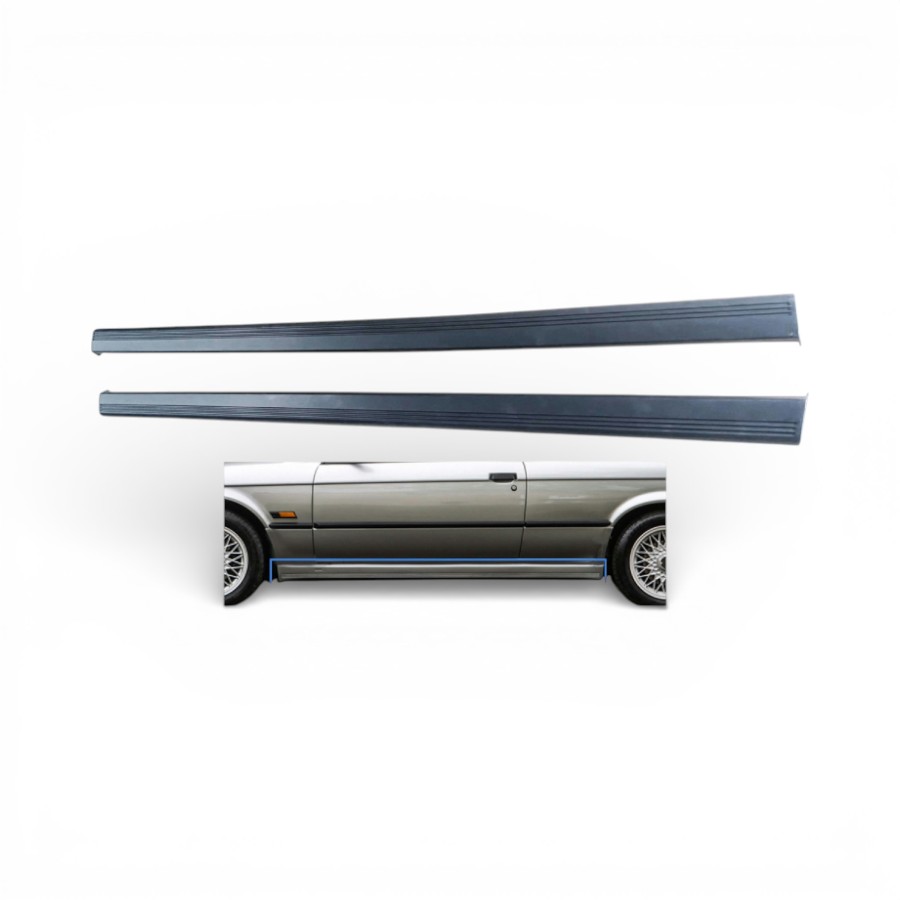 FD410 Plastic M-Tech 1 Side Skirts for Bmw E30 (1982-1991) - Image 1