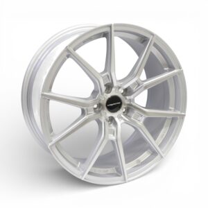 19" Racing Hart Griel 5/112 Silver Machine Lip Alloy Wheels