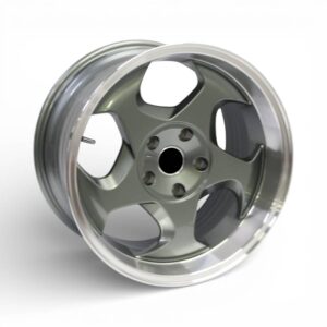 17" M8603 5/120 Gunmetal Machine Lip Alloy Wheels
