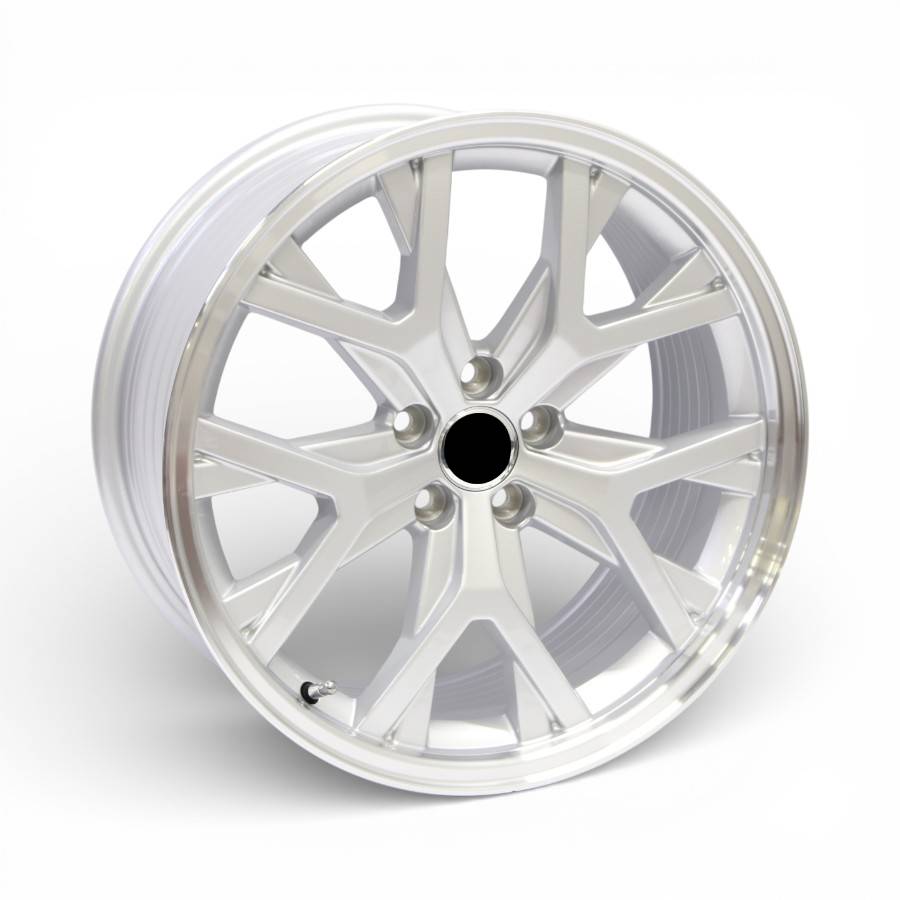 M8625 17" M8625 5/100 Machine Silver Alloy Wheels - Image 1