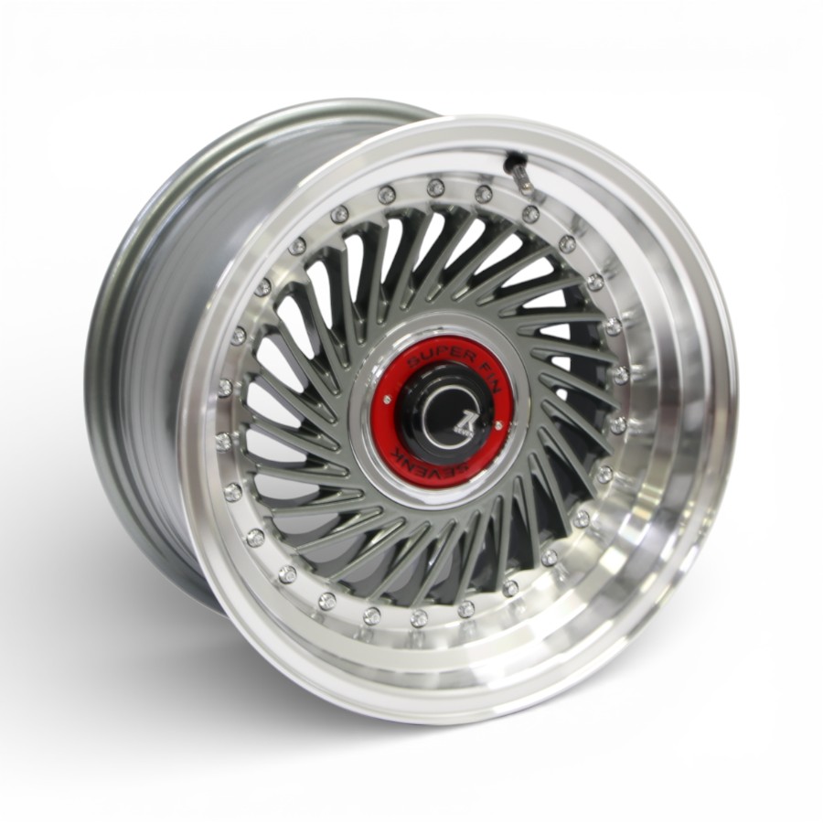 M8632 15" M8632 4/100 & 4/108 Machine Silver Alloy Wheels - Image 1