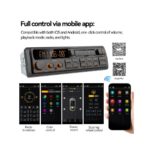 Retro European Style Single-DIN Car Radio Stereo with Bluetooth, USB/SD/AUX & FM/AM for Classic Vehicles - Image 4