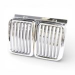 Bmw E30 Silver Chrome Grille Kit (1984-1990)