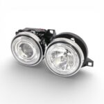 Replacement Chrome Headlight Set for Bmw E30 (E-Mark) - (left & right set)