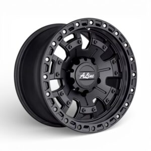 20" A-Line Combat 6/139 Satin Black Alloy Wheels