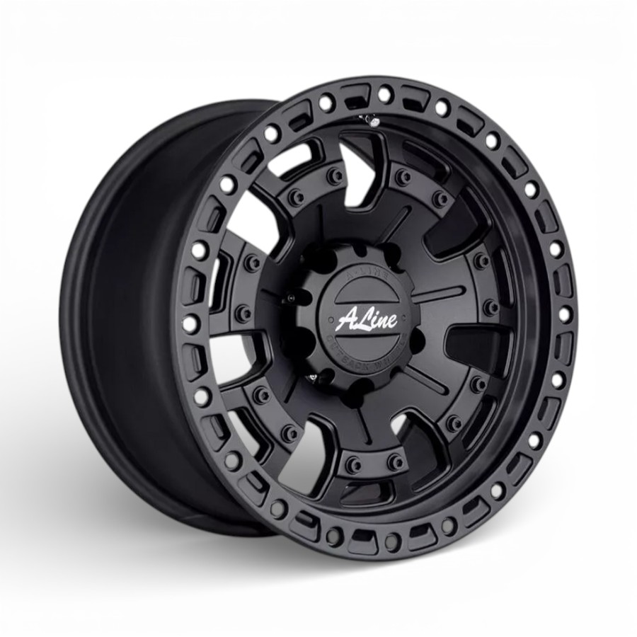 82360981-aline-combat-stblk 20" A-Line Combat 6/139 Satin Black Alloy Wheels - Image 1