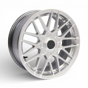 17" M8621 4/100 & 5/100 Hyper Silver Alloy Wheels