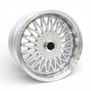 17" CW-C3 4/100 & 4/108 Silver With Rivets Alloy Wheels