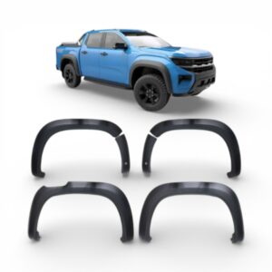 Black wheel Arches with Smooth Design for VW Amarok 2023 (PDC Models)