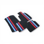 Suitable for Bmw G20 Rubber Floor Mats with Red & Blue Stripes (4 piece set)