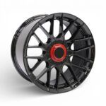 17" TWC422 4/5/100 Gloss Black Alloy Wheels