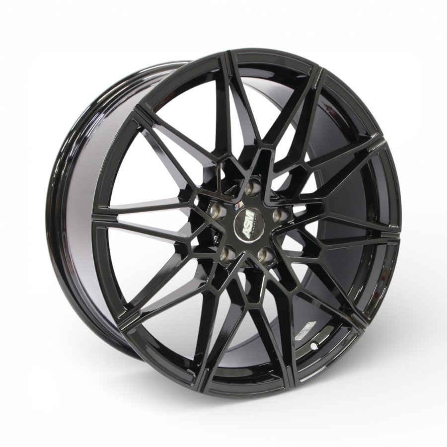 5481-18 5112 18" SS5481 5/112 Black Machine Face Alloy Wheels - Image 1