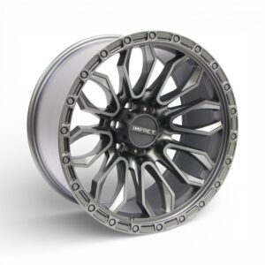 20" QS-6143 6/139 Satin Gunmetal Alloy Wheels