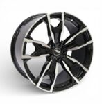 20" GT290 5/112 Black Machine Face Alloy Wheels