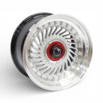 15" M8639 4/100 & 4/114 Machine Silver With Rivets Alloy Wheels