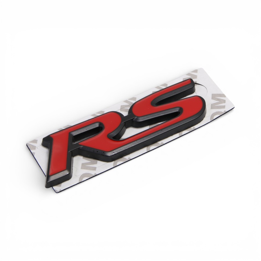 RS002 RS Edition Design Raised Adhestive Badge (Red) - Image 1