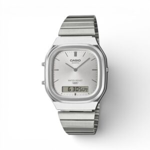 Casio AQ-240E-7ADF Analog Digital Stainless Steel Watch