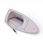 Type-M5 Satin silver Look Shark Fine with Antenna Wire - Image 2