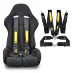 4-Point Quick Release Racing Seatbelt Harness (black)