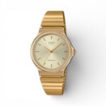 Casio MQ-24G-9EDF Classic Analog Watch – Black Resin Strap With Gold Dial