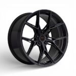 18" A-Line Hydro 5/108 Velvet Black Flow Form Alloy Wheels
