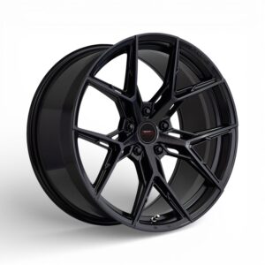 18" A-Line Hydro 5/108 Velvet Black Flow Form Alloy Wheels