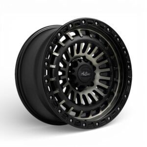17" A-Line Block 5/127 Satin Black Tint Alloy Wheels