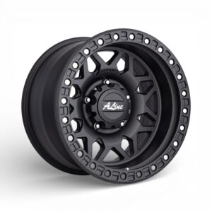 17" A-Line Scruff 5/150 Satin Black Alloy Wheels