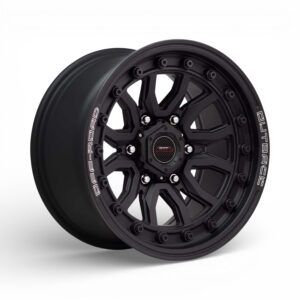16" A-Line Warrior 6/139 Satin Black Alloy Wheels