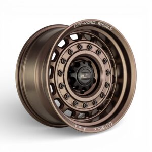 17" A-Line Attack 5/127 Bronze Black Rivets Alloy Wheels