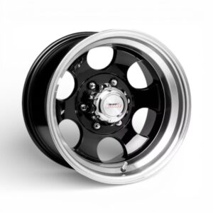 16" A-Line TrekD 5/150 Black Machine Lip Alloy Wheels