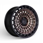 20" A-Line Vulture 6/139 Bronze Black Lip Flow Form Alloy Wheels