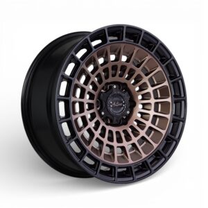 20" A-Line Vulture 6/139 Bronze Black Lip Flow Form Alloy Wheels