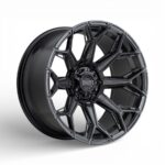 20" A-Line Overdrive 6/139 Hyper Black Flow Form Alloy Wheels