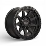 17" A-Line Arizona 5/150 Satin Black Flow Form Alloy Wheels