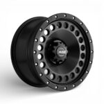 17" A-Line Avalanche 5/127 Satin Black Flow Form Alloy Wheels