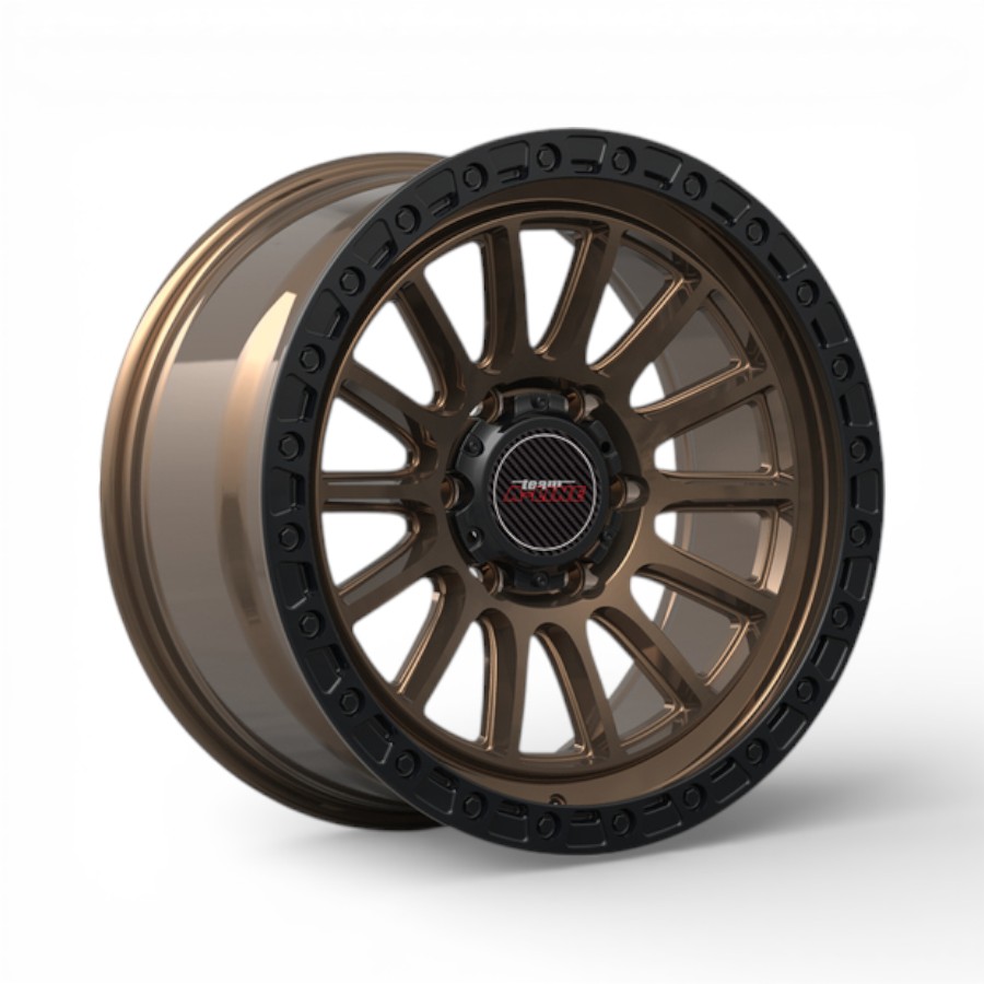 82361005 Tremor-BRNZ-BLK-LIP-side 18" A-Line Tremor 6/139 Bronze Alloy Wheels - Image 1