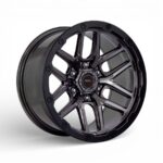 18" A-Line Bounty 6/139 Titanium Black Lip Alloy Wheels