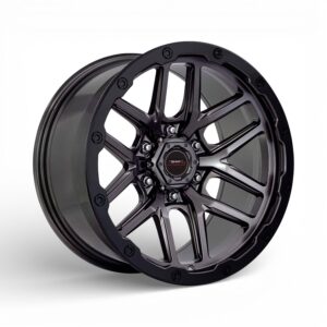 18" A-Line Bounty 6/139 Titanium Black Lip Alloy Wheels