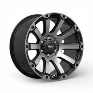 20" A-Line Destroyer 5/127 Satin Black Tint Smoke Alloy Wheels