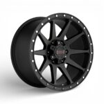 16" A-Line Enduro 6/139 Satin Black Alloy Wheels