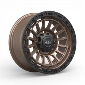 15" A-Line Indus 5/139 Bronze Black Lip Alloy Wheels
