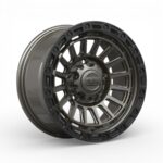 15" A-Line Indus 5/114 Titanium Black Lip Alloy Wheels