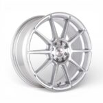 15" A-Line Spree 5/114 Arctic Silver Machine Face Alloy Wheels