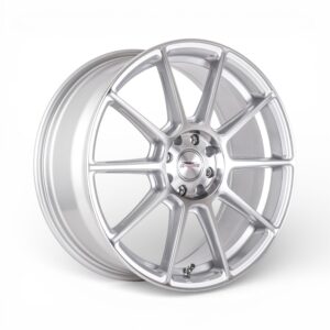 15" A-Line Spree 5/114 Arctic Silver Machine Face Alloy Wheels