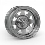 14" A-Line Spoke 6/139 Chrome Alloy Wheels