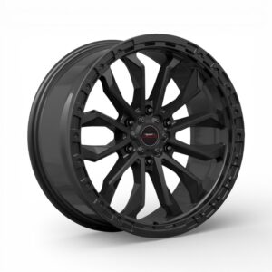 20" A-Line Baretta 6/139 Silk Black Alloy Wheels