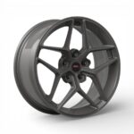 17" A-Line Stark 5/112 Graphite Flow Form Alloy Wheels
